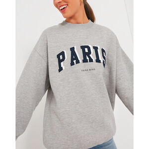 Tuckernuck Gray Sweatshirt with Navy Lettering